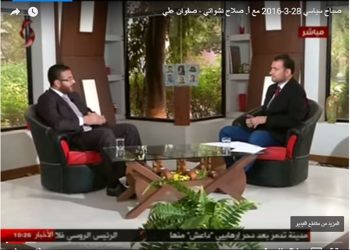 صباح سياسي ونقاش حول تحرير تدمر والتوجه بعدها